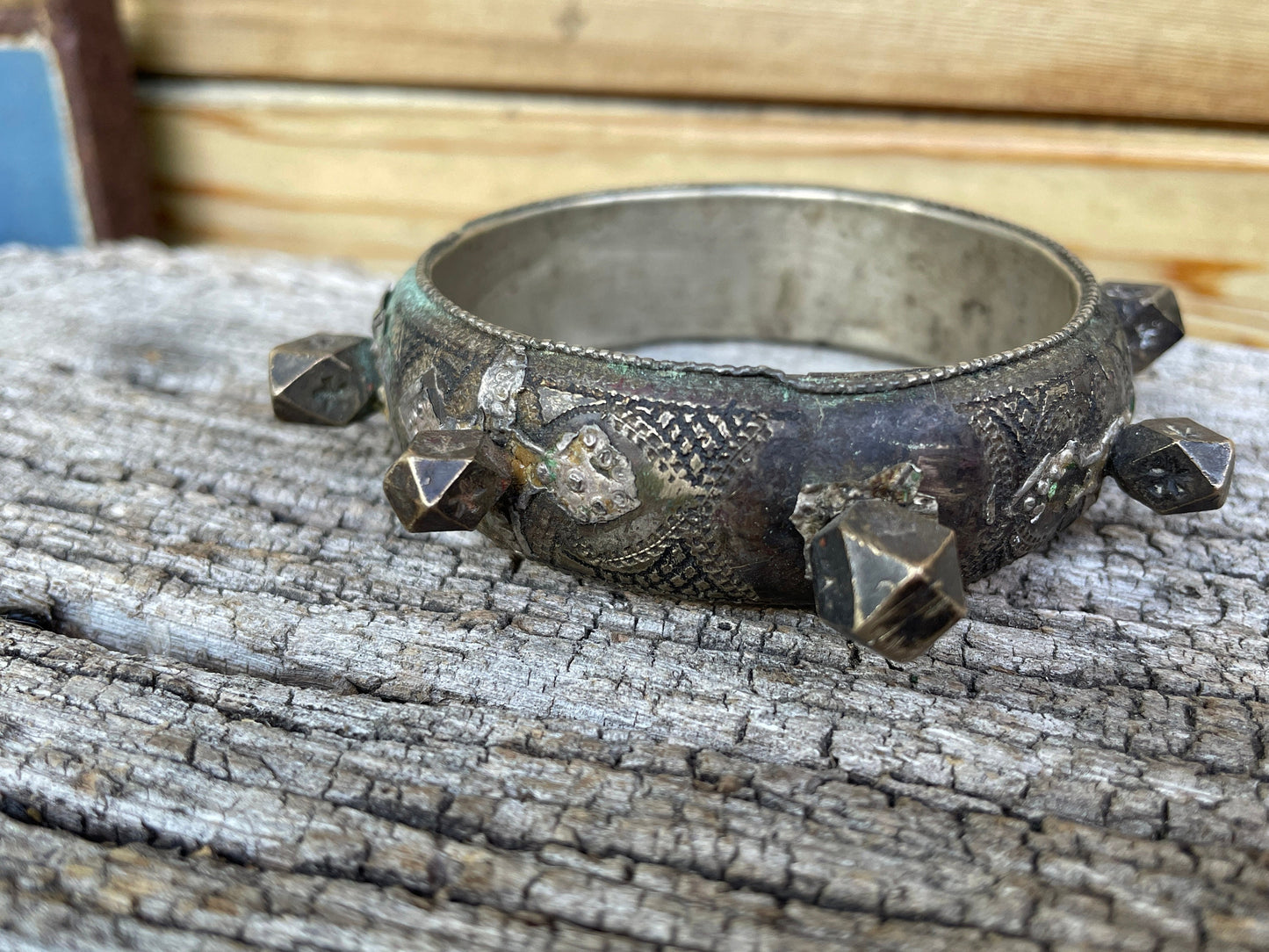 Bedouin bracelet Vintage Bedouin white metal jewellery