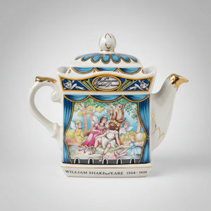 Sadler Staffordshire Shakespeare Teapot A Midsummer Night’s Dream Vintage English Pottery Collectors Piece
