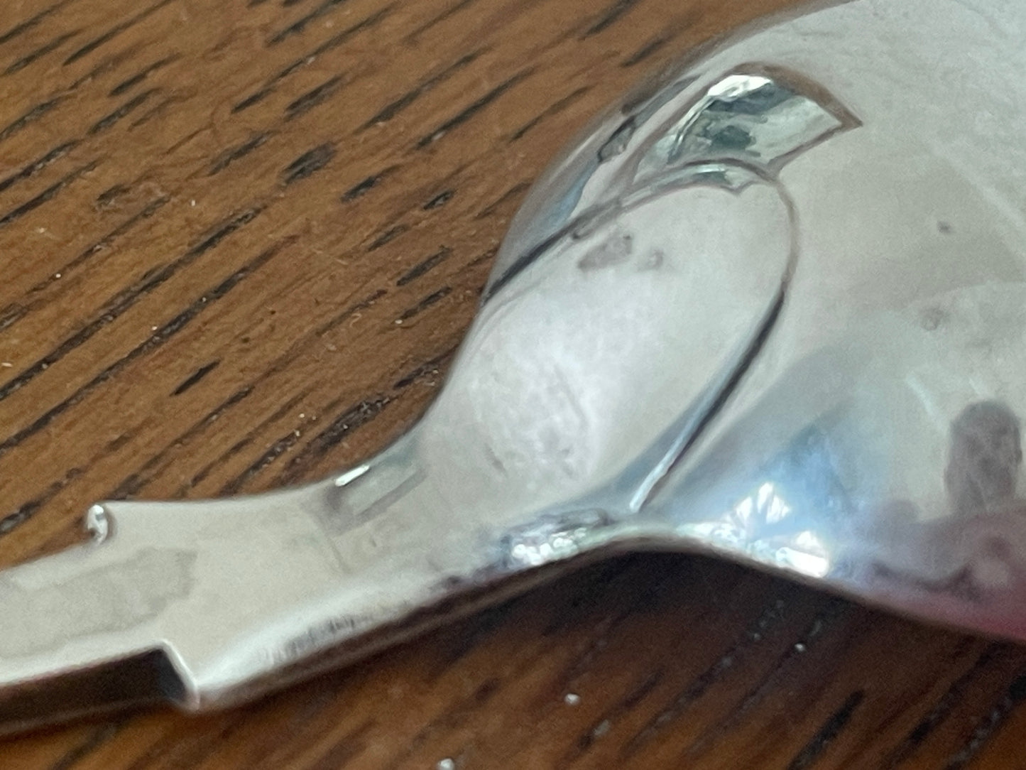 Antique Victorian Sterling Silver Teaspoon, Birmingham 1885, Hilliard & Thomason, Hallmarked Fiddle Pattern Collectible