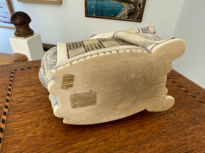 Rare John Biccard Crushed Marble Sculpture – Vintage Collectible South African Art Figurine, 1990s Whimsical Design