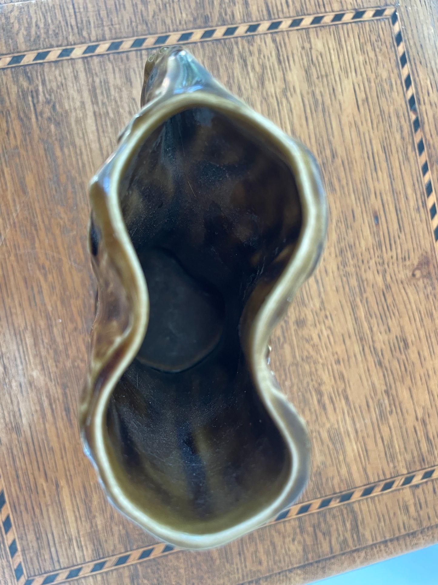 Vintage Sylvac Squirrel Vase 4233 Mid Century Woodland Pottery Made in England