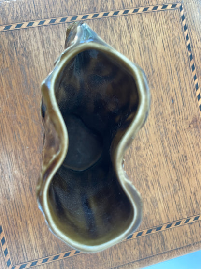 Vintage Sylvac Squirrel Vase 4233 Mid Century Woodland Pottery Made in England