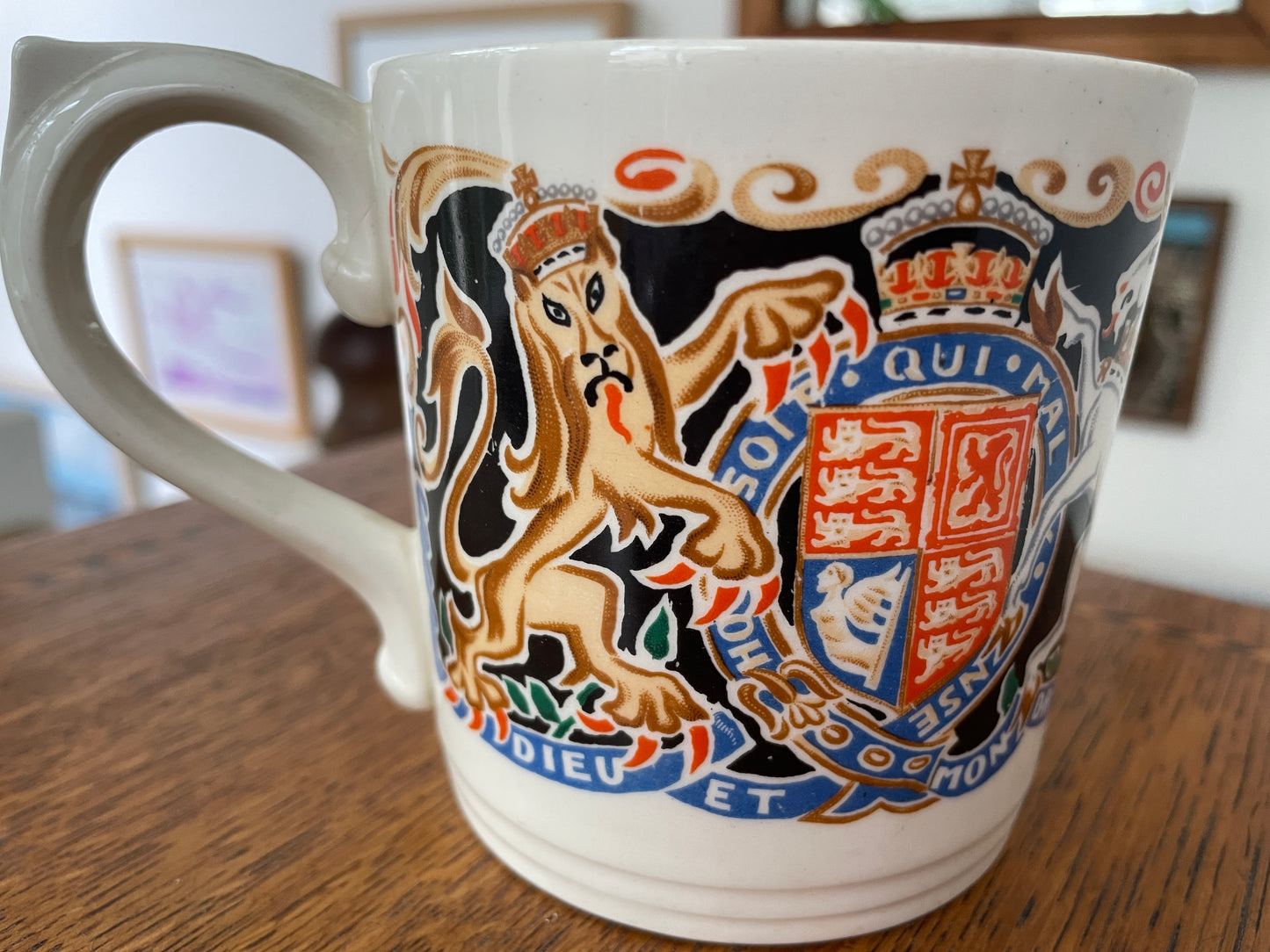 Rare Edward VIII Coronation Mug by Laura Knight RA, 1937 Woods Ivory Ware, Abdication Royal Memorabilia, Vintage British Collectible