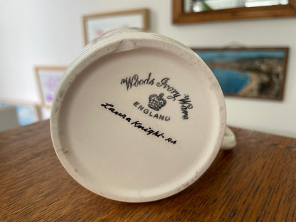 Rare Edward VIII Coronation Mug by Laura Knight RA, 1937 Woods Ivory Ware, Abdication Royal Memorabilia, Vintage British Collectible