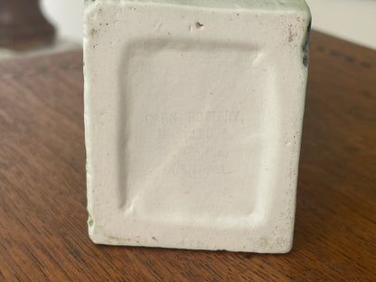 Vintage Carn Pottery Vase – Geometric Abstract Studio Pottery, Newlyn Cornwall, Mid 20th Century Modernist British Ceramic