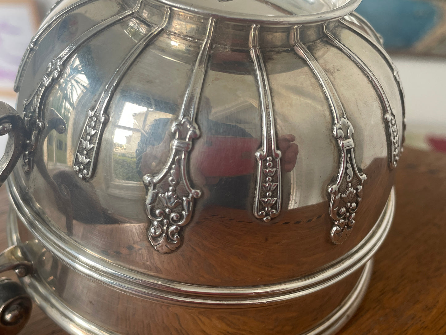 Edwardian Solid Silver Sugar Bowl, Garrard & Co London 1909, Sebastian Garrard, Antique Sterling Silver Bowl, 316g