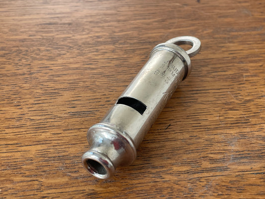 Vintage J. Hudson & Co. Military Whistle – British Army Issue, Birmingham, Broad Arrow Mark, 1970s Acme Thunderer