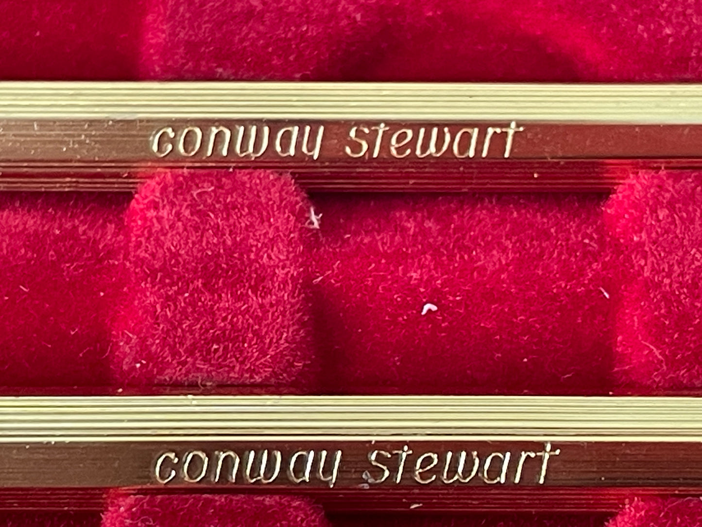 Vintage Conway Stewart Gold Ballpoint Pen and Pencil Set – Boxed UK-Made Writing Set, 1970s Executive Gift