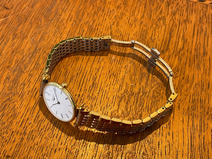 Longines La Grande Classique Ladies Watch  Ref L4 209 2 Gold and Steel Bracelet  Swiss Quartz Box & Papers 2015