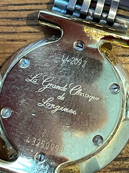 Longines La Grande Classique Ladies Watch  Ref L4 209 2 Gold and Steel Bracelet  Swiss Quartz Box & Papers 2015