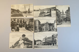 Antique French Postcards from The Eric Morecambe Collection, c1900 Caudebec-en-Caux LL Normandy Vintage Photography Set