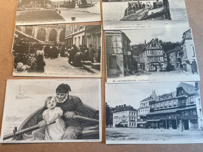 Antique French Postcards from The Eric Morecambe Collection, c1900 Caudebec-en-Caux LL Normandy Vintage Photography Set