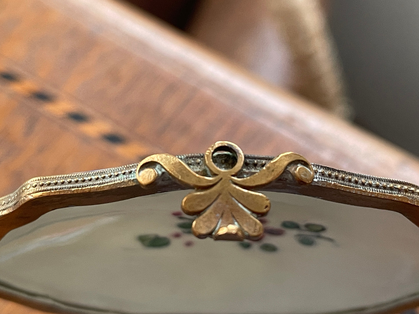 Vintage French-Style Porcelain Trinket Boxes – Hand Painted Floral & Lattice Designs (c.1960s–1980s)