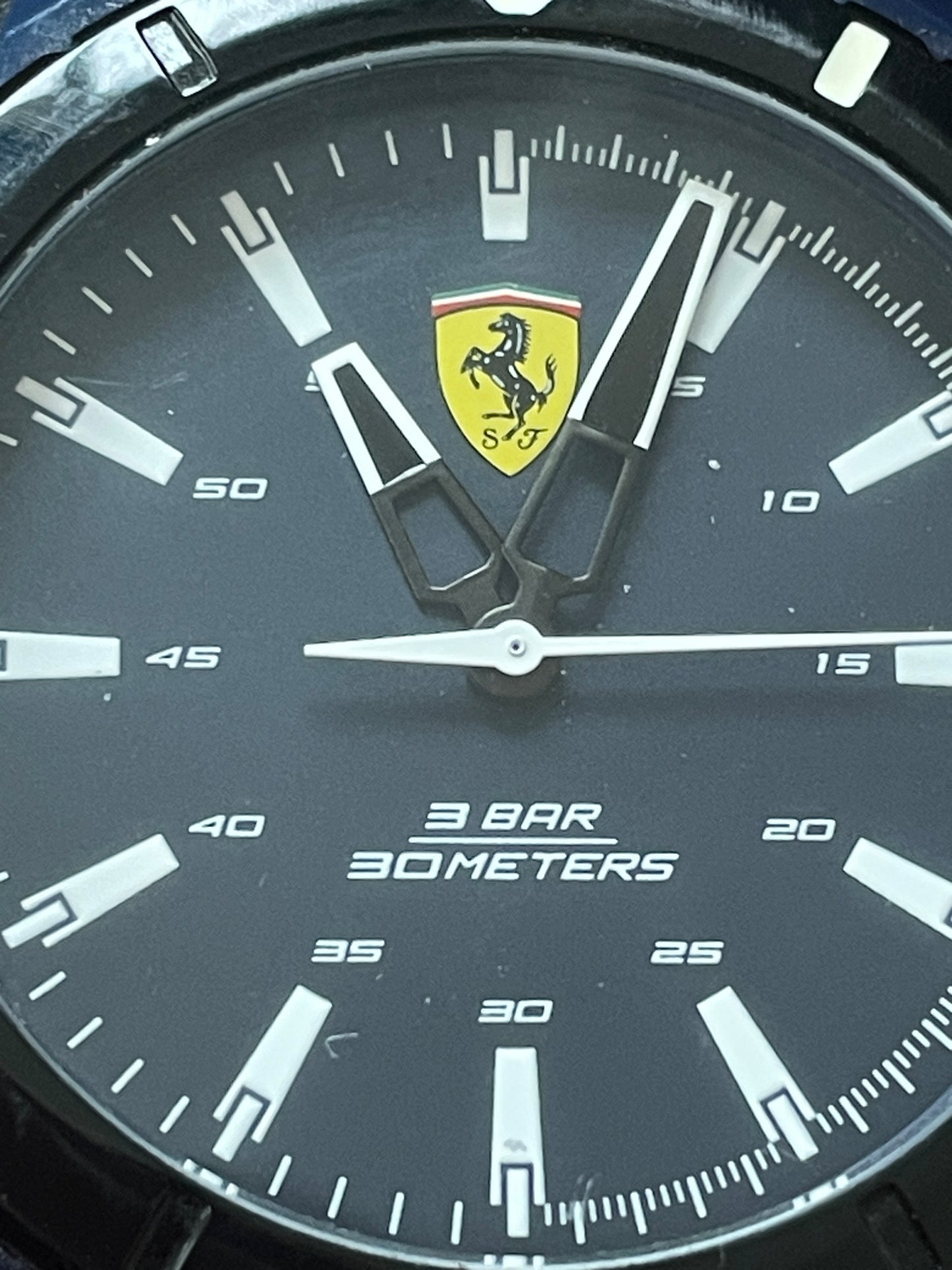 Ferrari Scuderia Quartz Wristwatch – Original Boxed Blue Silicone Model