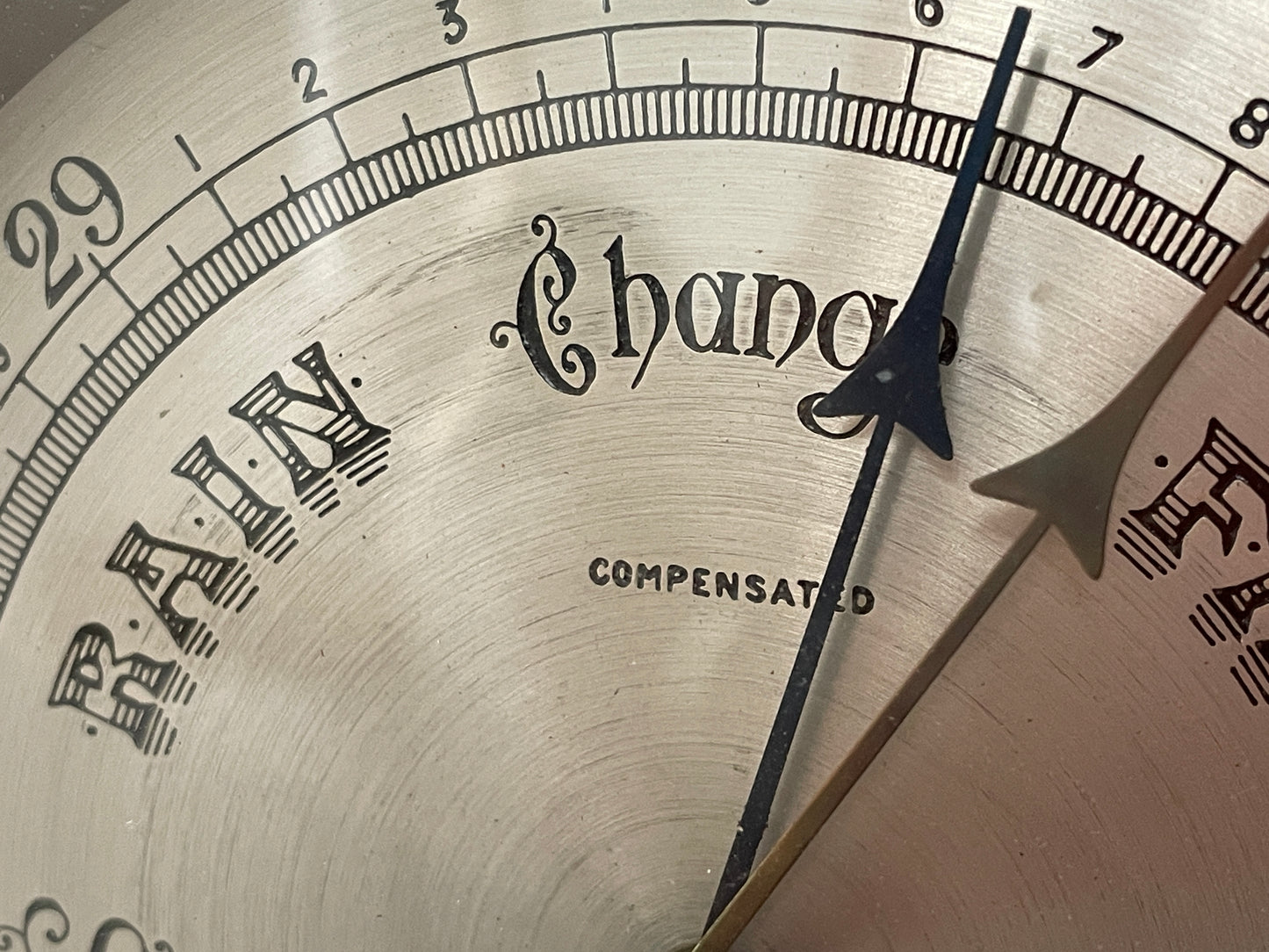 Antique English Wall Barometer – Negretti & Zambra London Compensated Aneroid (c.1900)
