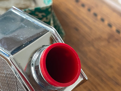 Vintage British Art Deco Chrome Plated Salt and Pepper Shaker – Double-Ended Travel Cruet, RD 860510 (c.1930s)