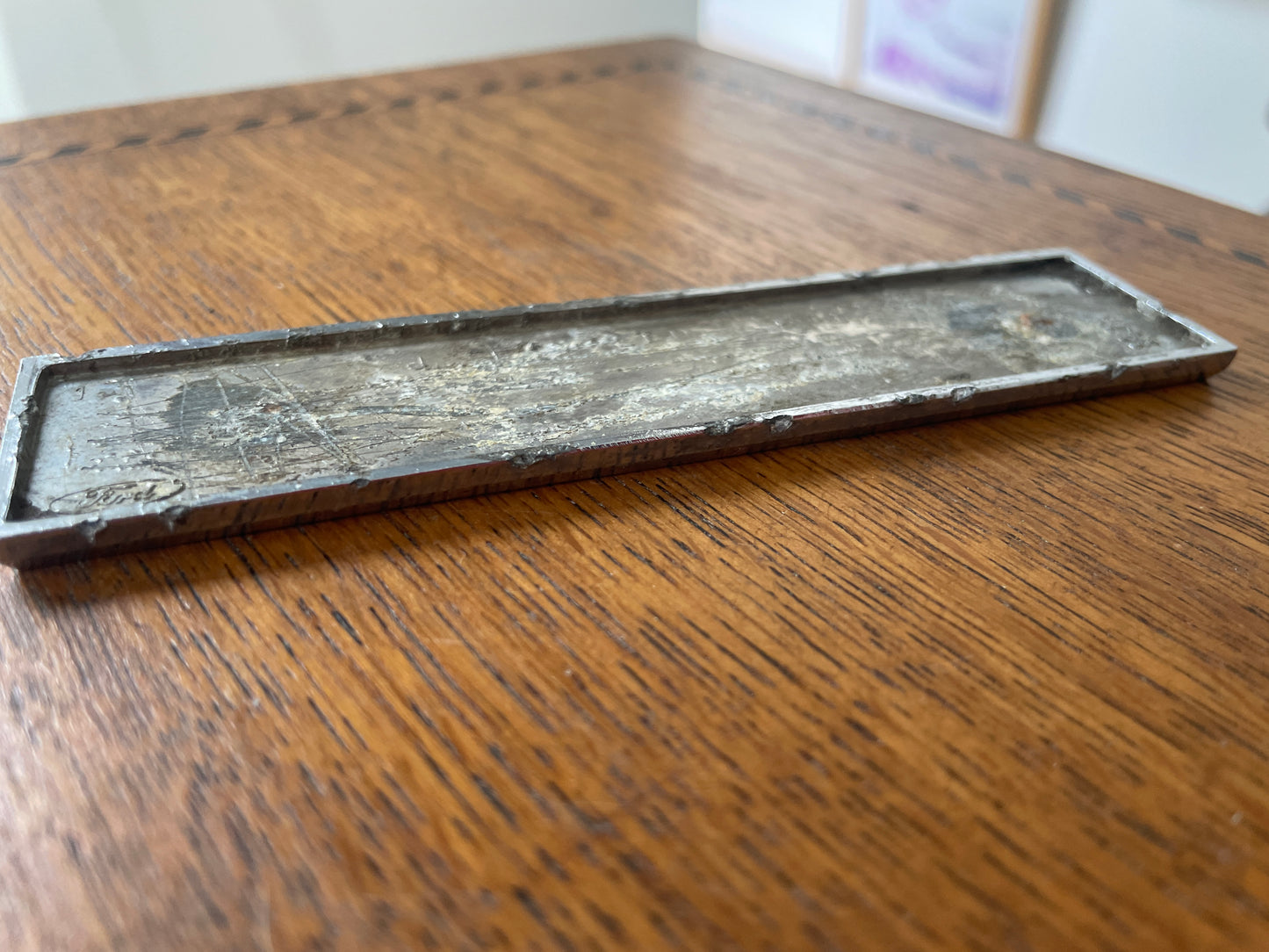 Ford Escort Mk1 Mexico Wing, Fender, Boot Lid Badge  – Chrome and Black Metal Car Emblem (c.1970s)