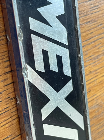 Ford Escort Mk1 Mexico Wing, Fender, Boot Lid Badge  – Chrome and Black Metal Car Emblem (c.1970s)