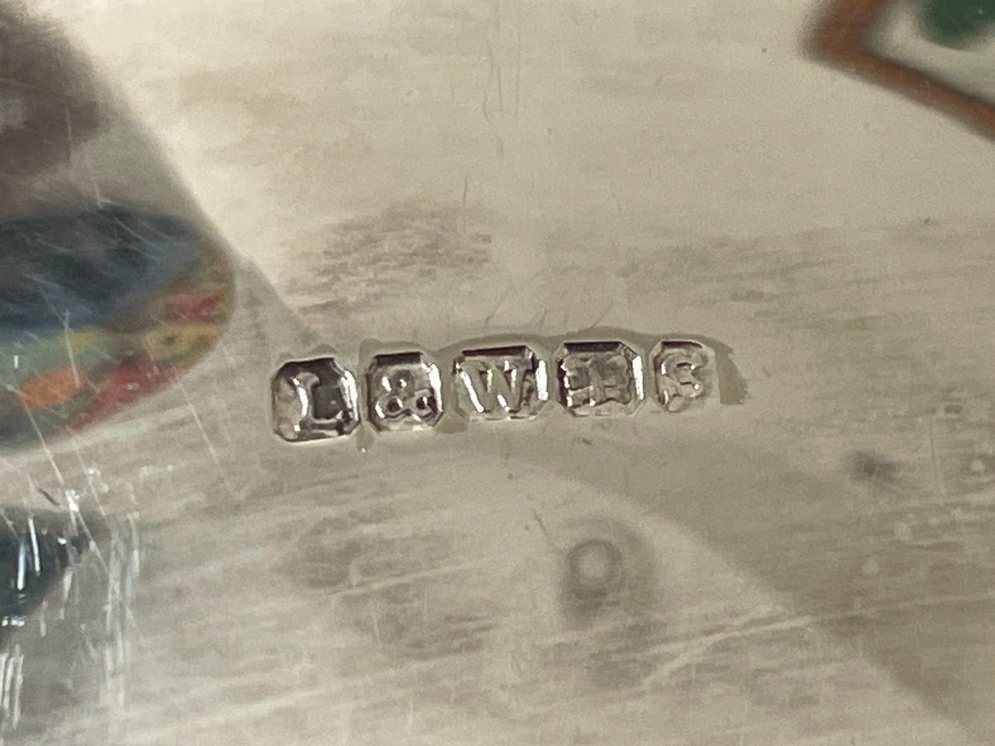 Vintage Silver-Plated Deco Serving Spoons – L&W Mark, Winged Insect Symbol, RD 740300 (c.1925–1935)