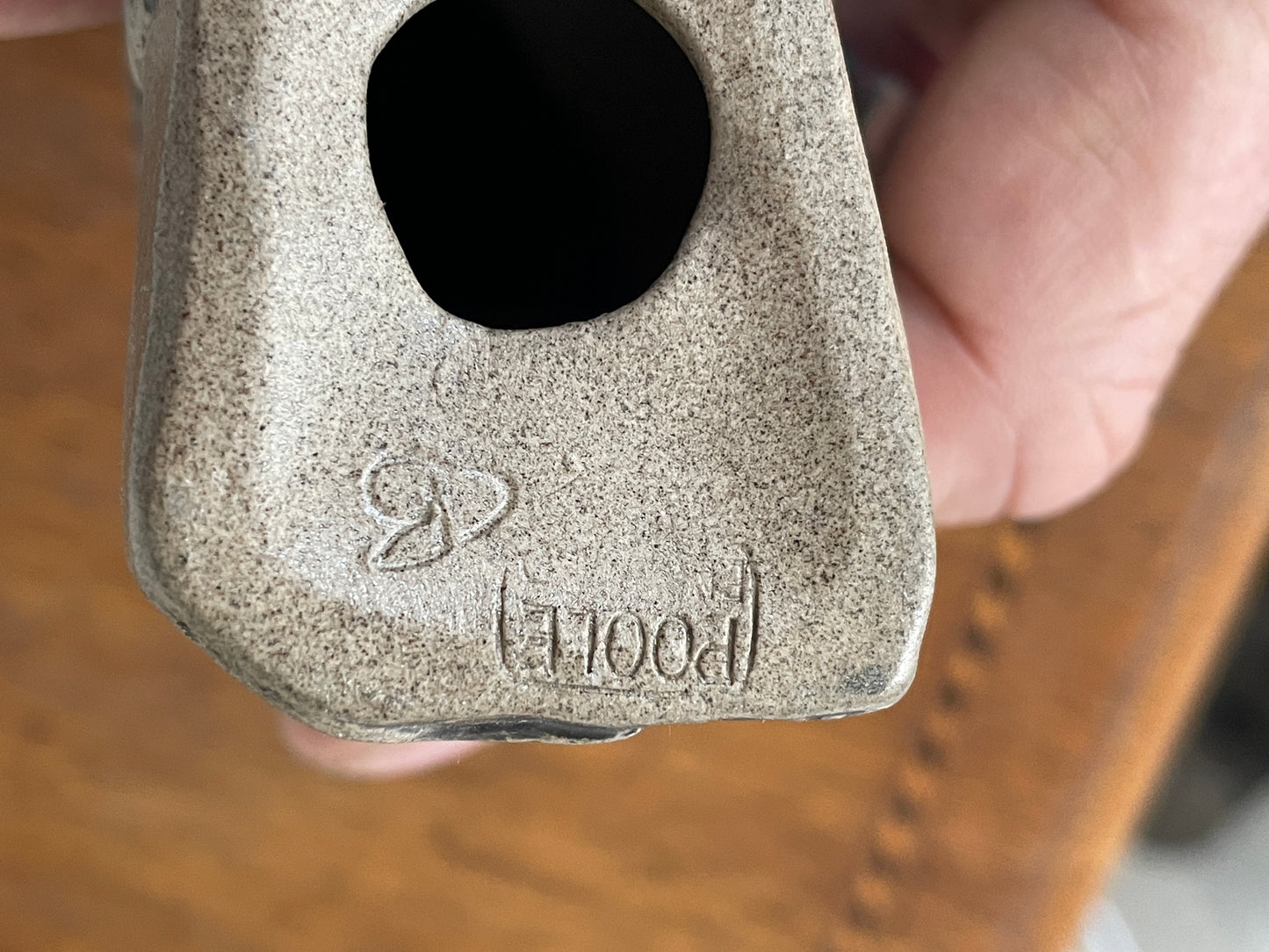 Poole Pottery Stoneware Bird – Small Wren Study with Incised Feathers (c.1970s)