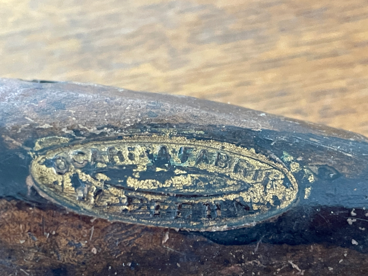 Antique Austrian Clay Ocarina – H. Fiehn ‘F 4’ Model with Original Factory Labels (c.1880–1920)