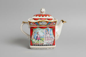 Vintage Sadler Staffordshire Teapot – ‘Romeo and Juliet’ Shakespeare Series (c.1970s–1980s)