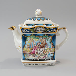 Vintage Sadler Staffordshire Teapot – ‘A Midsummer Night’s Dream’ Shakespeare Design (c.1970s–1980s)