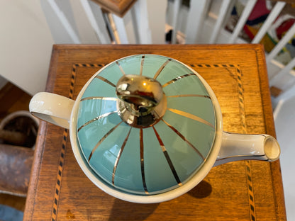 Vintage Sadler Staffordshire Teapot – ‘Sporting Scenes of the 18th Century: Shooting’ (c.1970s–1980s)