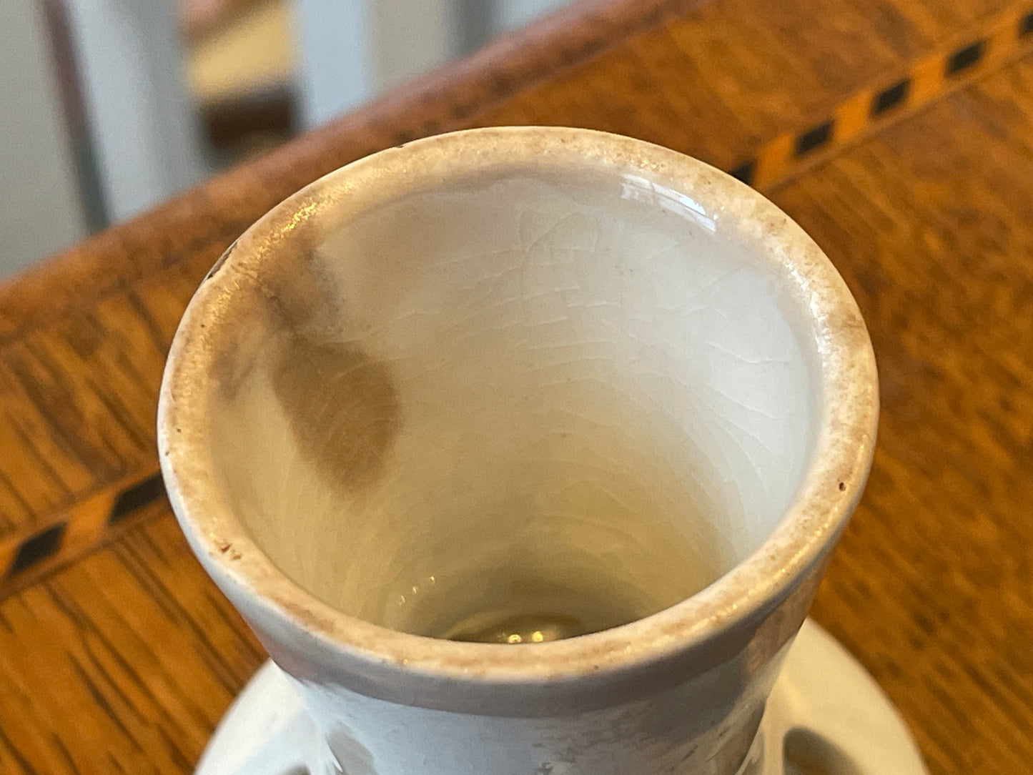 Antique English Creamware Pie Funnels – ‘Gourmet Pie Cup’ Patent RD 369793 (c.1900