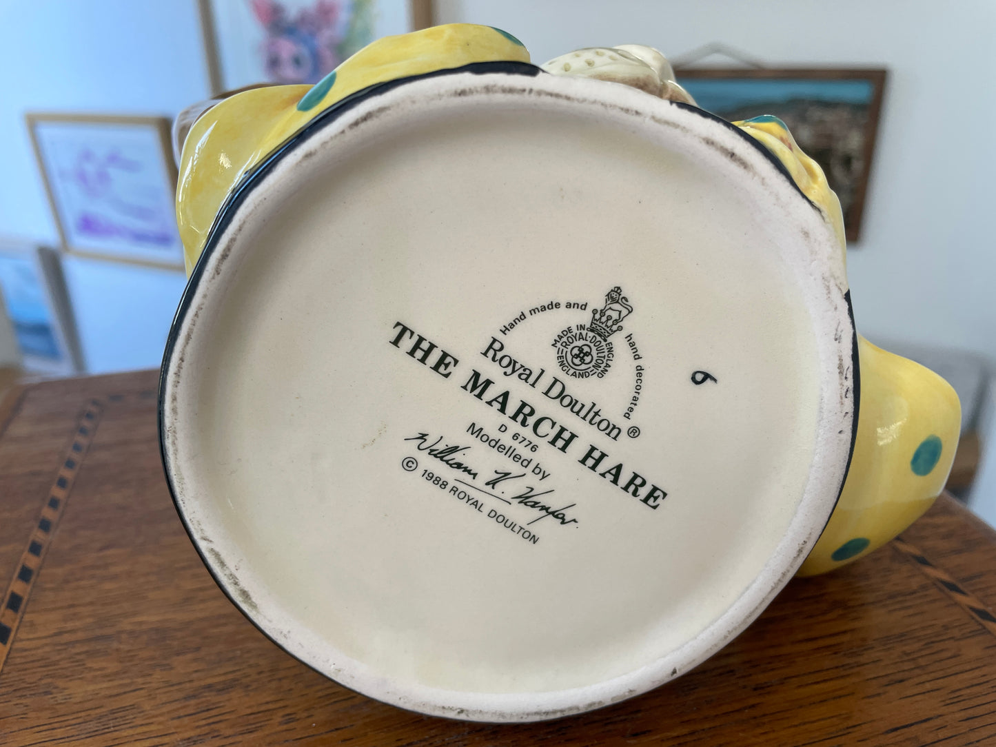 Vintage Royal Doulton Character Jug – ‘The March Hare’ D6776  (c.1988)