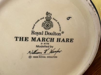 Vintage Royal Doulton Character Jug – ‘The March Hare’ D6776  (c.1988)