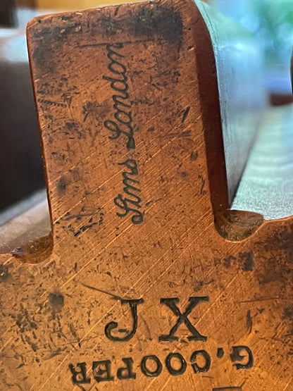 Antique British Beech Moulding Planes – Set of Five Named Late Victorian Woodworking Tools (c.1880–1920)