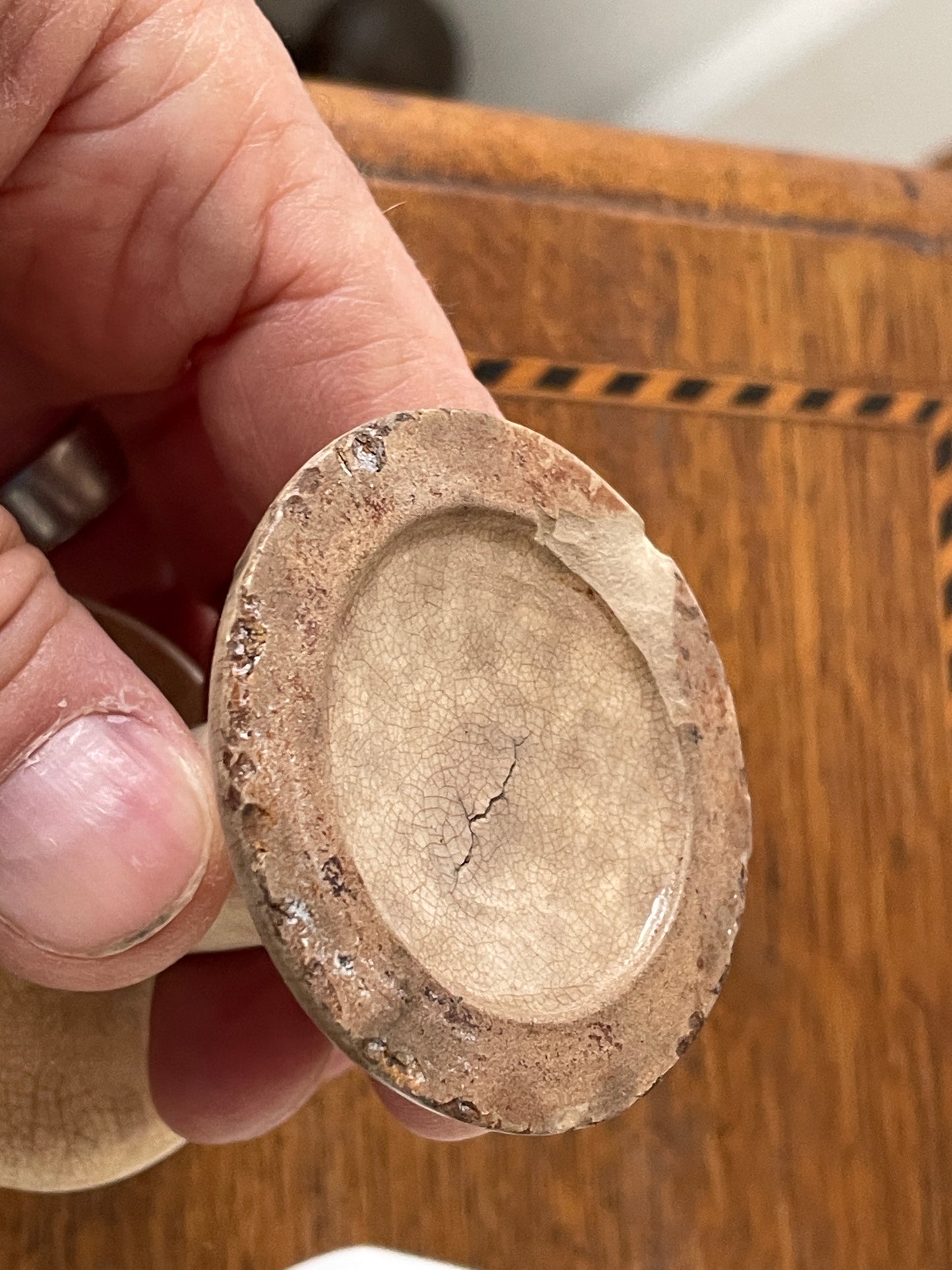 Antique English Ceramic Pie Vents – Challis Patent Gourmet Crust Holder and Vent (c.1895–1910) and Later 20th-Century White Pie Funnel