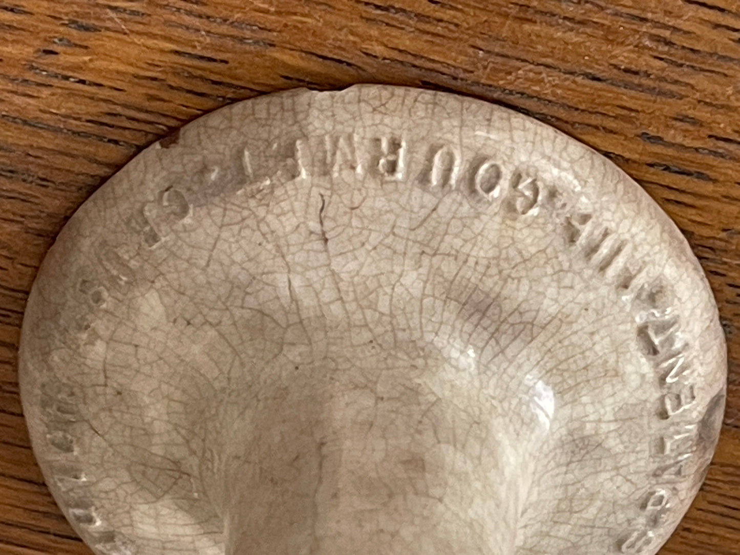 Antique English Ceramic Pie Vents – Challis Patent Gourmet Crust Holder and Vent (c.1895–1910) and Later 20th-Century White Pie Funnel