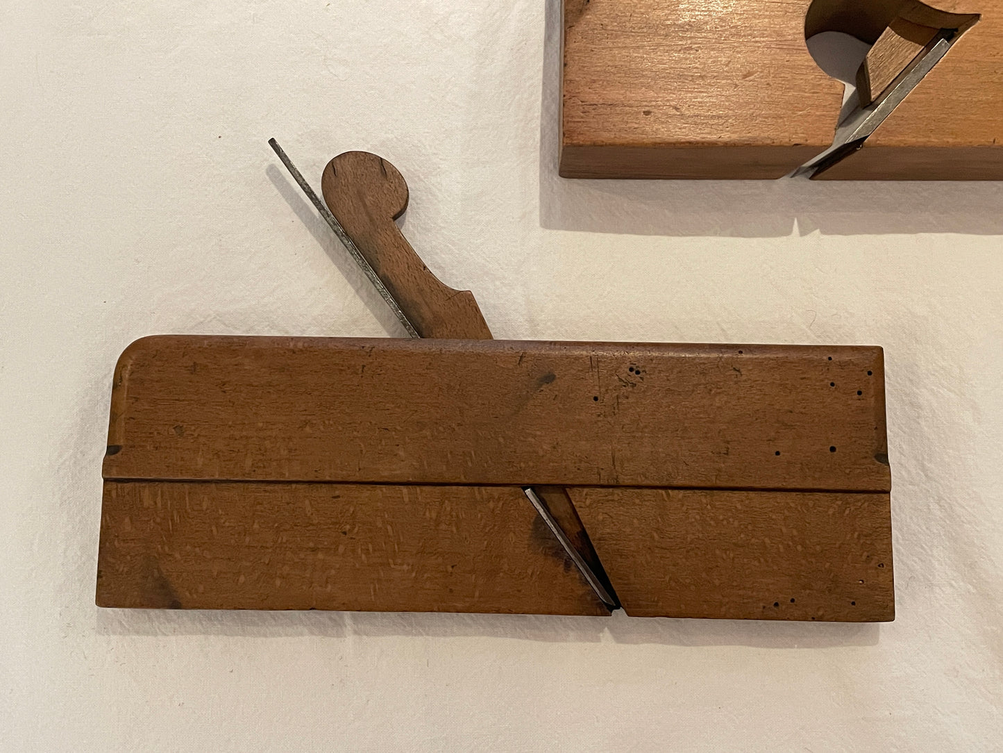 Antique British Wooden Moulding Planes – Set of Five Mixed Makers & Profiles (19th–Early 20th Century) 2