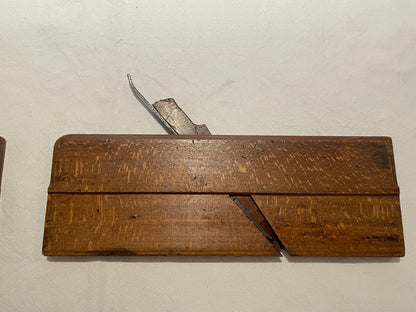Antique British Wooden Moulding Planes – Set of Five Mixed Makers (19th–Early 20th Century)3