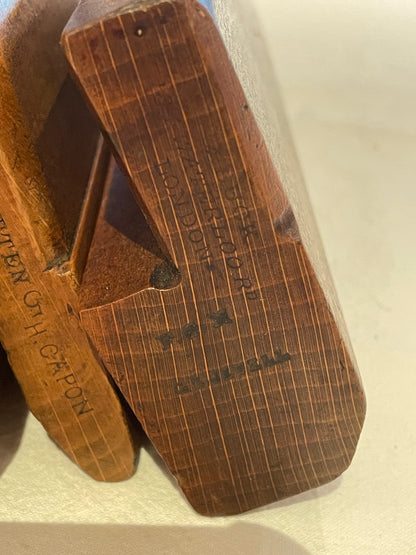 Antique British Beech Moulding Planes – Set of 5 Mixed Profiles with Maker’s Marks (c.1890–1920)4