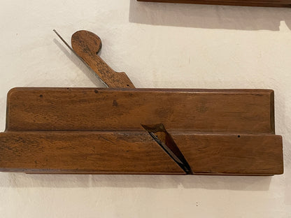 Set of 5 Antique British Wooden Moulding Planes – Including Hickman & Blackman Makers (19th Century)5