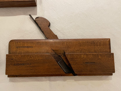 Set of 5 Antique British Wooden Moulding Planes – Including Hickman & Blackman Makers (19th Century)5