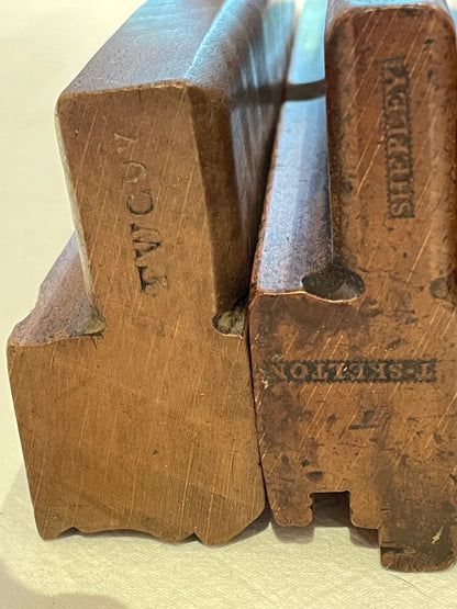 Set of 5 Antique British Wooden Moulding Planes – Including Hickman & Blackman Makers (19th Century)5