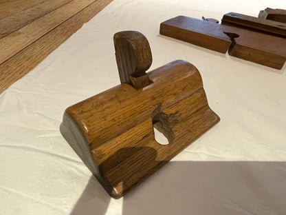 Antique British Wooden Moulding Planes – Set of Five Mixed Makers (c.19th Century)6