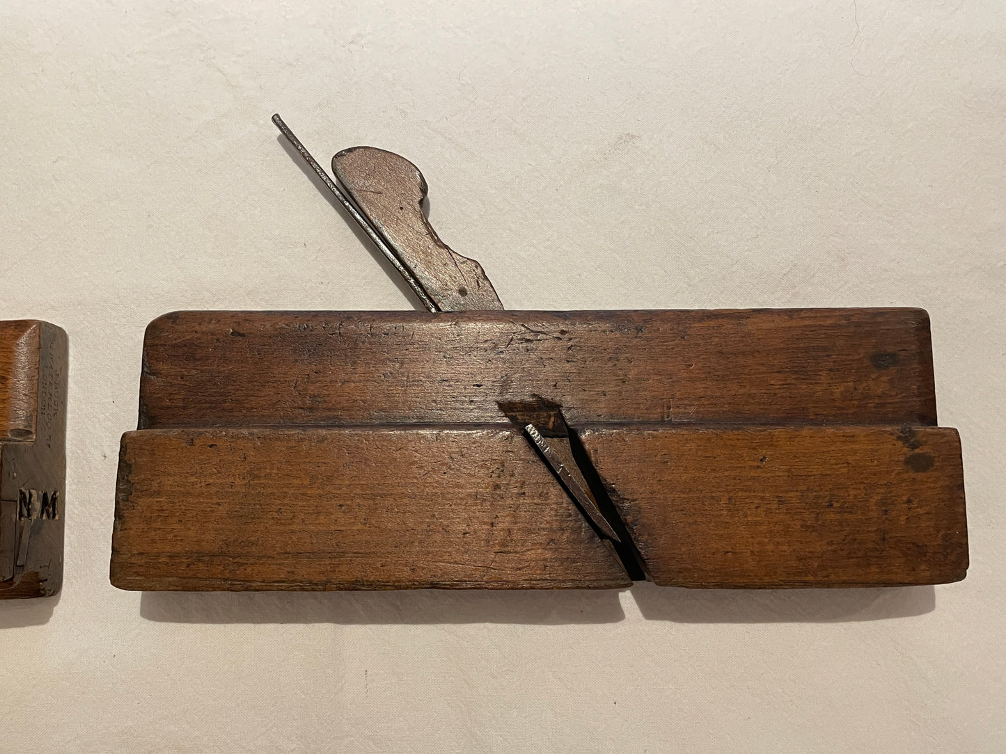 Antique British Wooden Moulding Planes – Set of Five Mixed Makers (c.19th Century)6