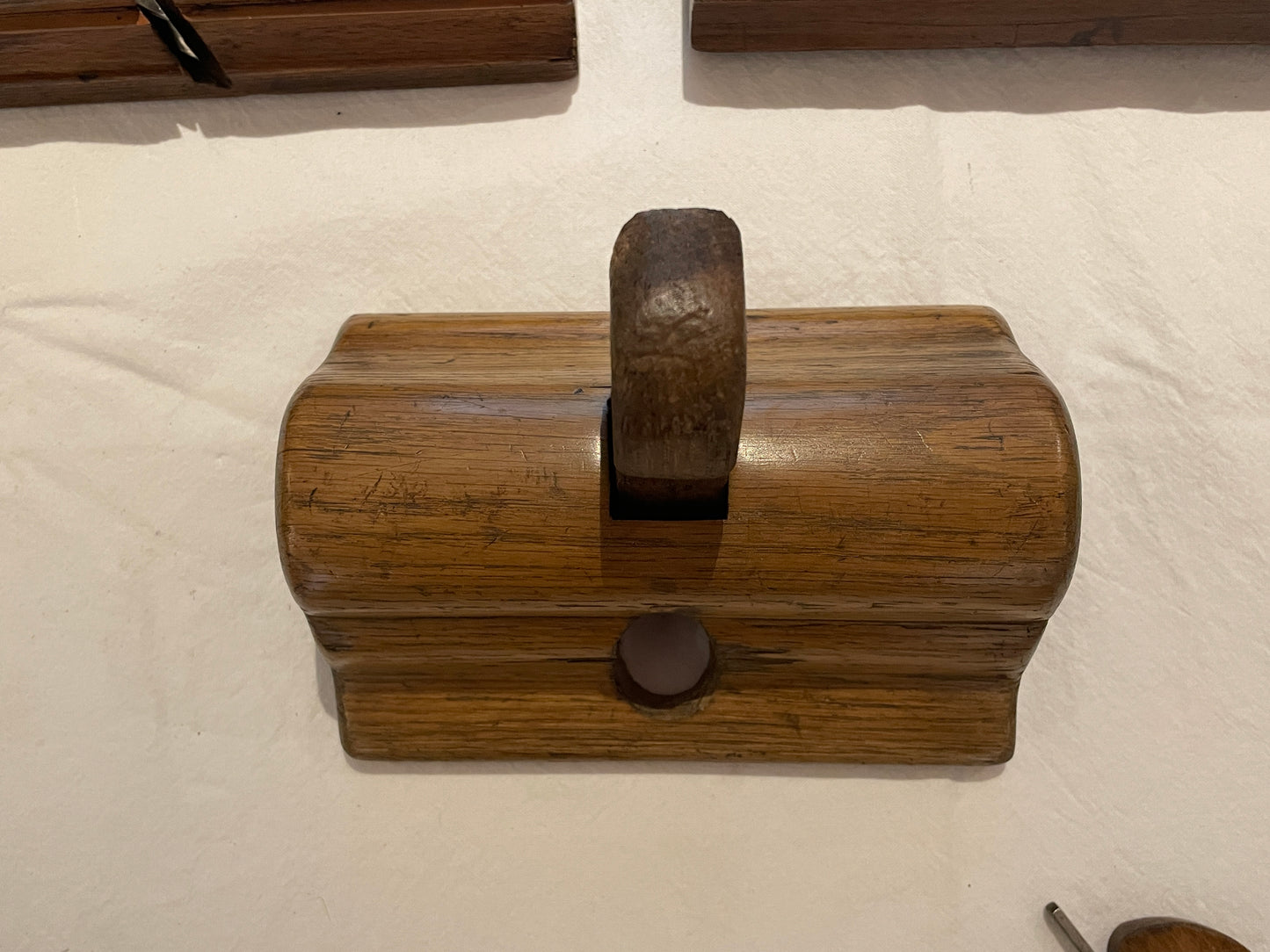 Antique British Wooden Moulding Planes – Set of Five Mixed Makers (c.19th Century)6