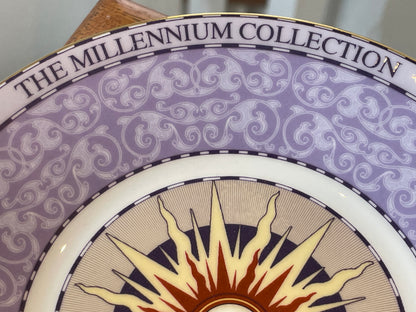 Contemporary Wedgwood Bone China – Millennium Collection ‘20th Century’ Teacup & Saucer Set (1999)