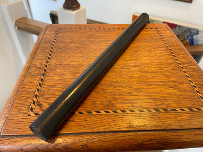 Vintage Draftsman’s Ebonite Roller – 30cm Lathe-Turned Rolling Ruler Component (c.1900–1930)