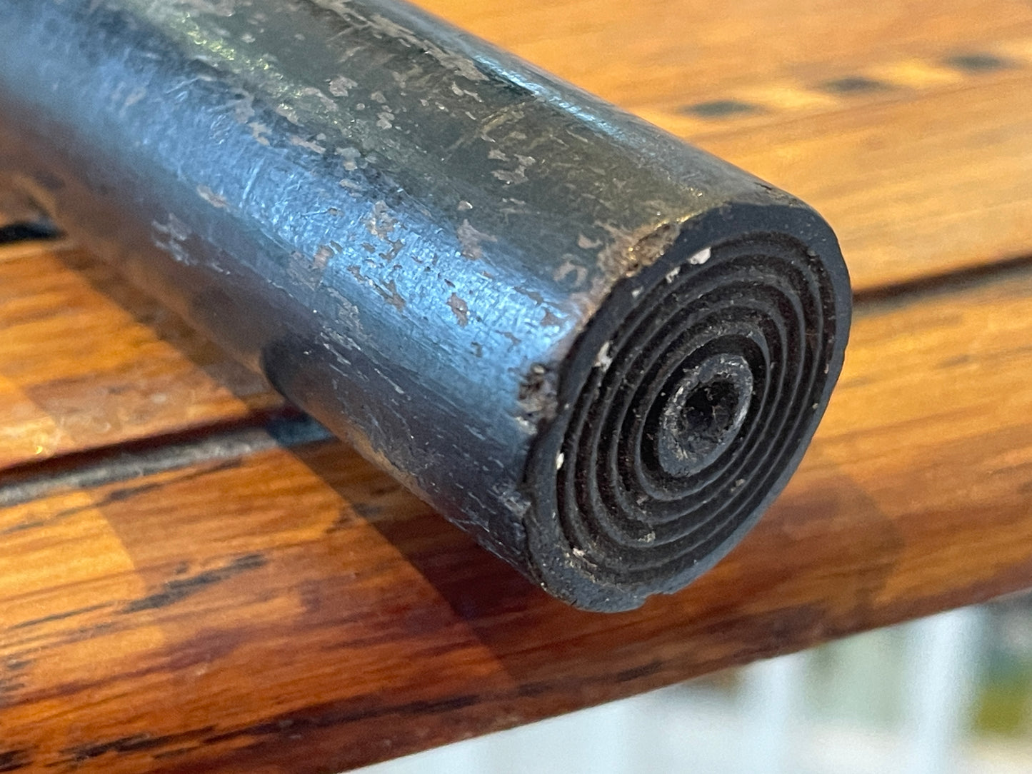 Vintage Draftsman’s Ebonite Roller – 30cm Lathe-Turned Rolling Ruler Component (c.1900–1930)