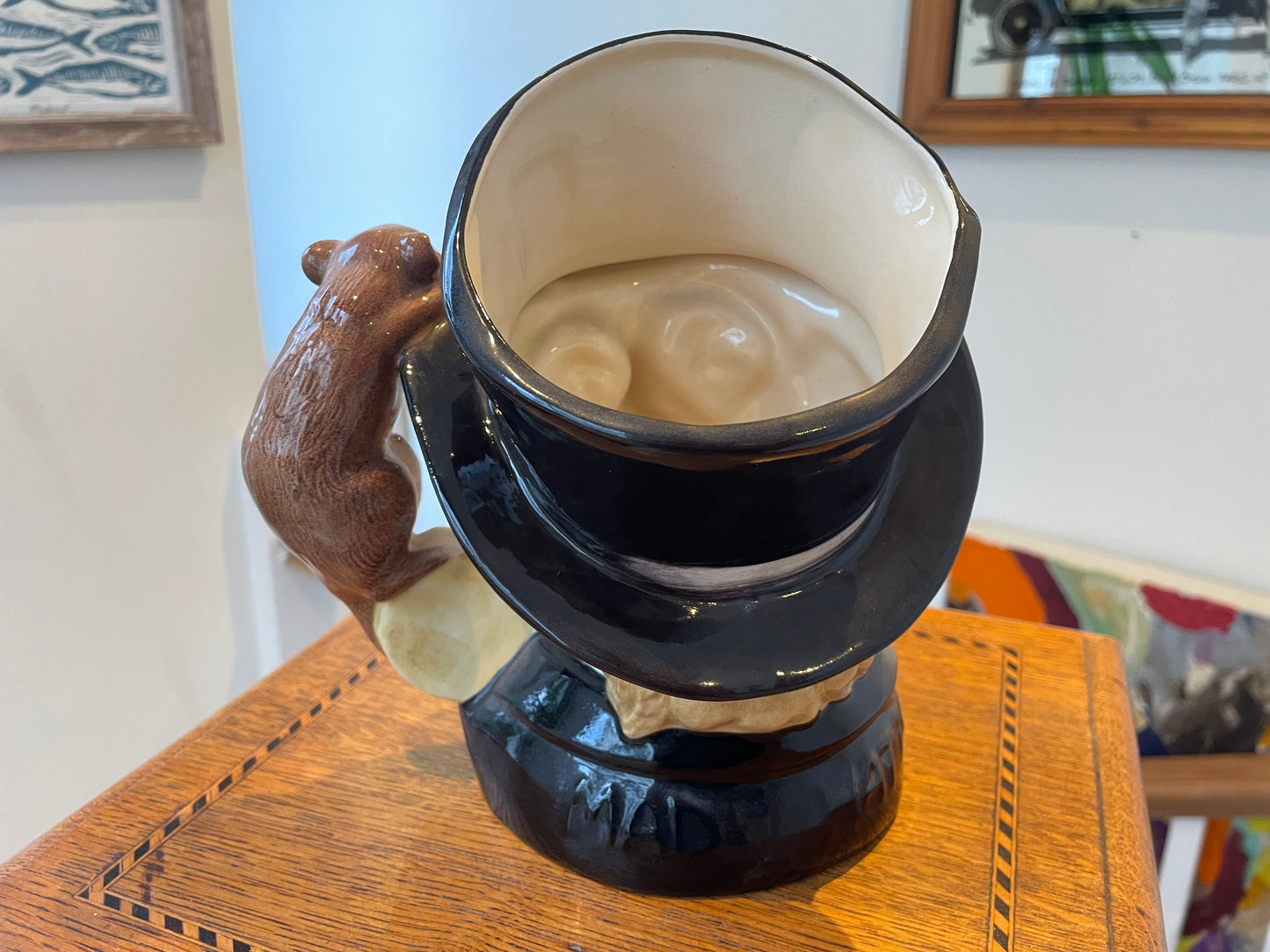 Vintage English Ceramic Character Jug – Royal Doulton ‘Mad Hatter’ D6598 (c.1970–1973)