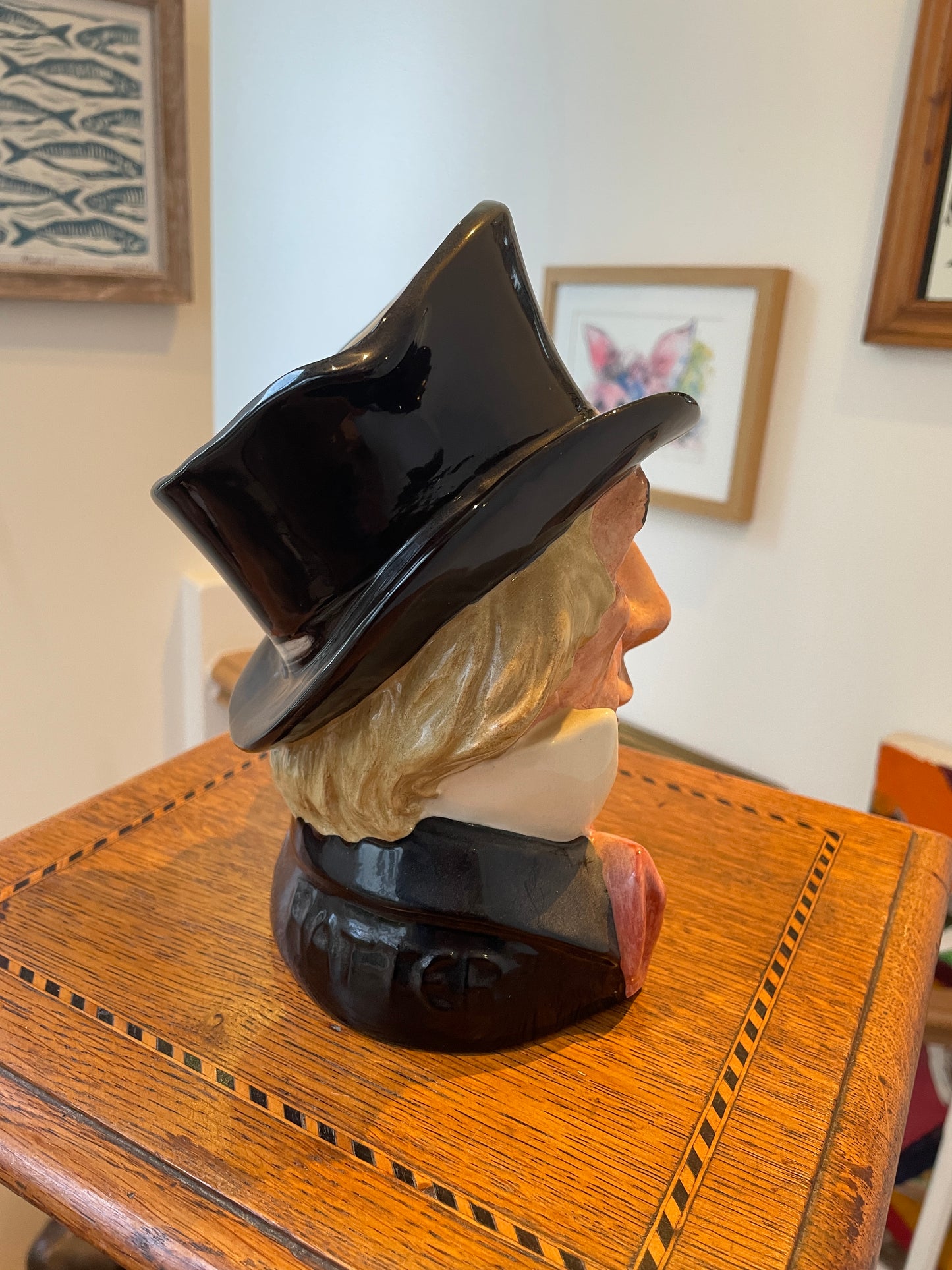 Vintage English Ceramic Character Jug – Royal Doulton ‘Mad Hatter’ D6598 (c.1970–1973)