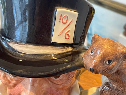 Vintage English Ceramic Character Jug – Royal Doulton ‘Mad Hatter’ D6598 (c.1970–1973)
