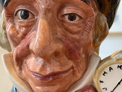 Vintage English Ceramic Character Jug – Royal Doulton ‘Mad Hatter’ D6598 (c.1970–1973)